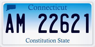 CT license plate AM22621