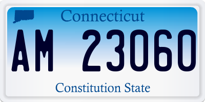 CT license plate AM23060