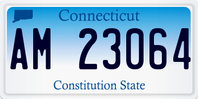 CT license plate AM23064