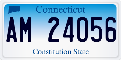 CT license plate AM24056