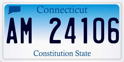 CT license plate AM24106