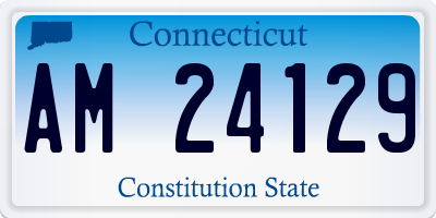 CT license plate AM24129