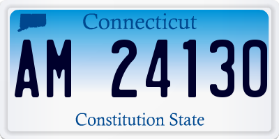 CT license plate AM24130