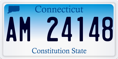 CT license plate AM24148