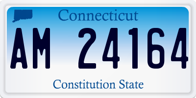 CT license plate AM24164