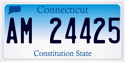 CT license plate AM24425