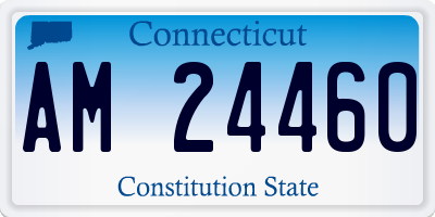 CT license plate AM24460
