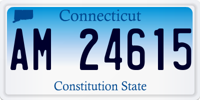 CT license plate AM24615