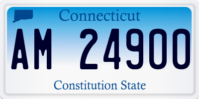 CT license plate AM24900