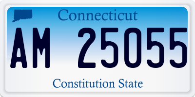 CT license plate AM25055