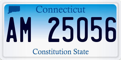 CT license plate AM25056