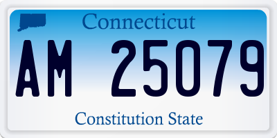 CT license plate AM25079