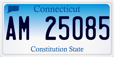 CT license plate AM25085
