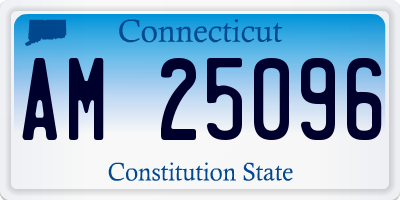 CT license plate AM25096