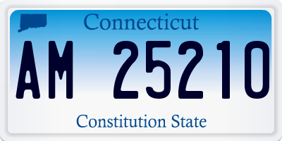 CT license plate AM25210