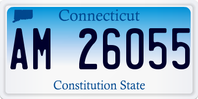 CT license plate AM26055