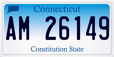 CT license plate AM26149