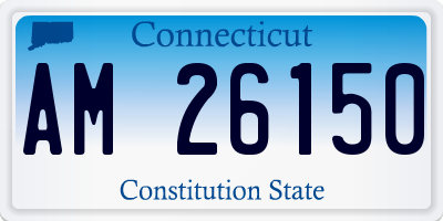 CT license plate AM26150