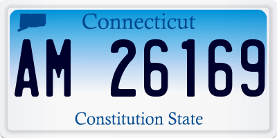CT license plate AM26169