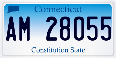 CT license plate AM28055