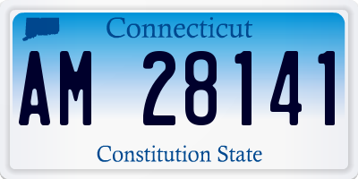 CT license plate AM28141