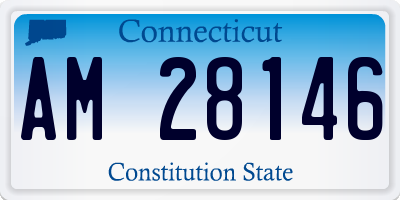 CT license plate AM28146