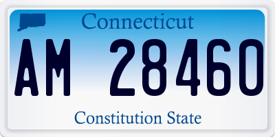 CT license plate AM28460