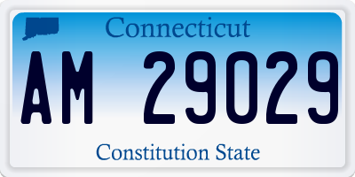 CT license plate AM29029