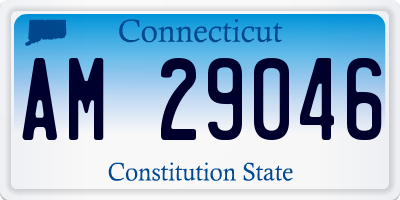 CT license plate AM29046