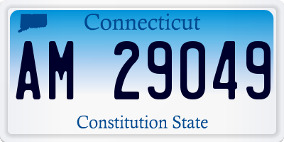 CT license plate AM29049