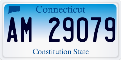 CT license plate AM29079