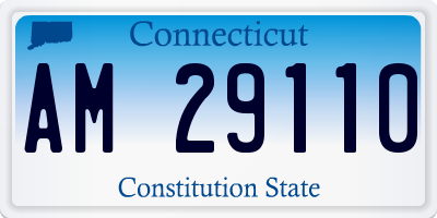 CT license plate AM29110