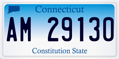 CT license plate AM29130