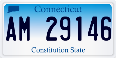 CT license plate AM29146