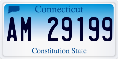 CT license plate AM29199
