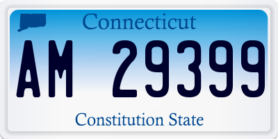 CT license plate AM29399