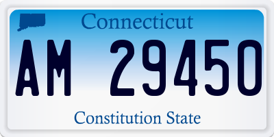 CT license plate AM29450