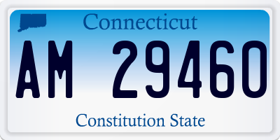 CT license plate AM29460