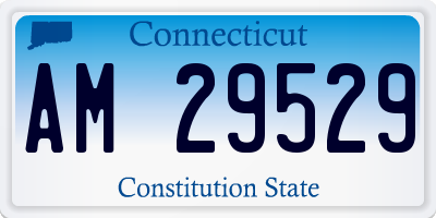 CT license plate AM29529