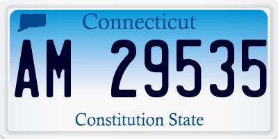 CT license plate AM29535