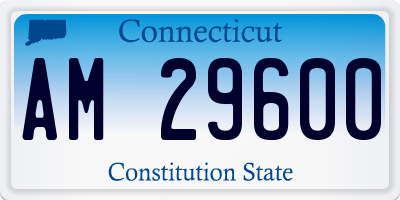 CT license plate AM29600