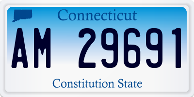CT license plate AM29691