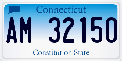 CT license plate AM32150