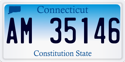 CT license plate AM35146
