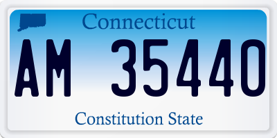 CT license plate AM35440