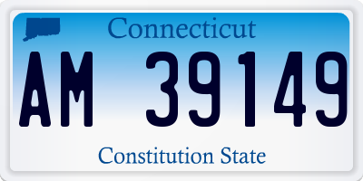 CT license plate AM39149