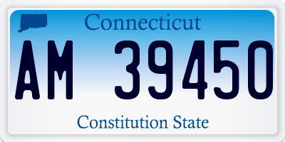 CT license plate AM39450