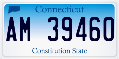 CT license plate AM39460
