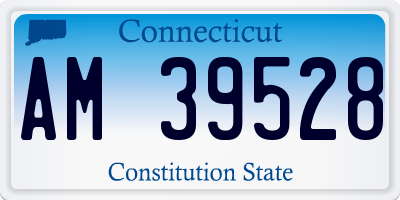 CT license plate AM39528