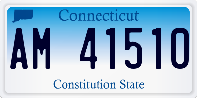 CT license plate AM41510